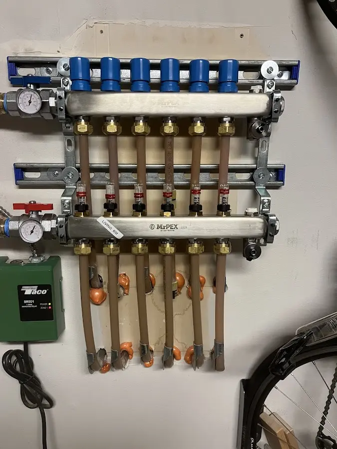 Plumber performing Gas Line Installation at a residential property in Yuma